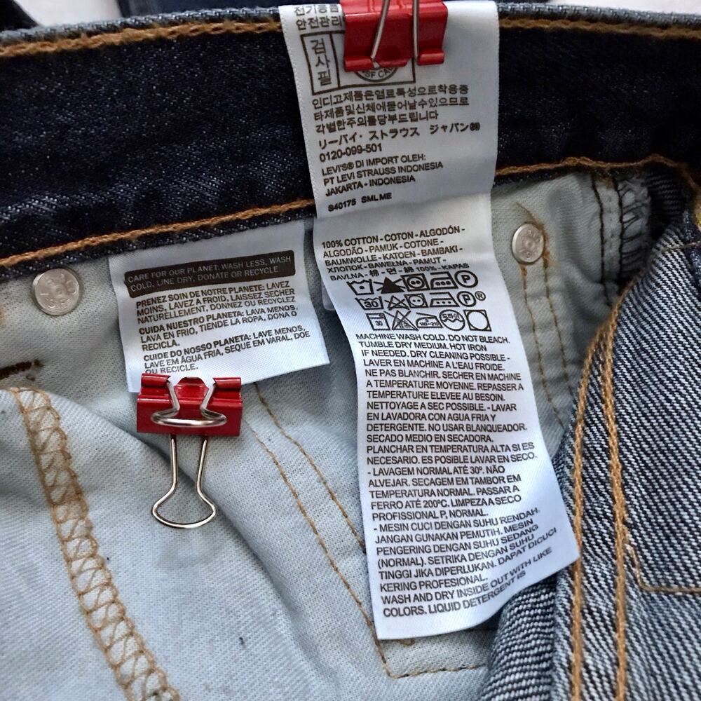 Levi's NWT 505 Medium Wash Straight Leg Jeans Men 40x32 *Pls See Description* - Picture 9 of 9